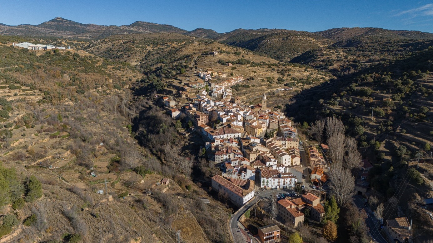 Casco urbano de Cortes de Arenoso